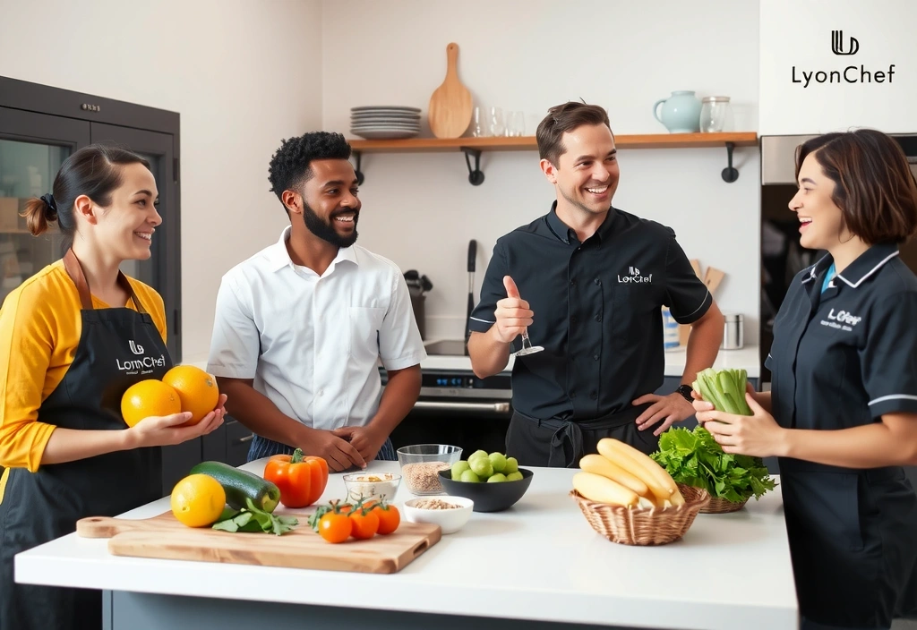 Équipe de Lyonchefcv prête à aider les clients