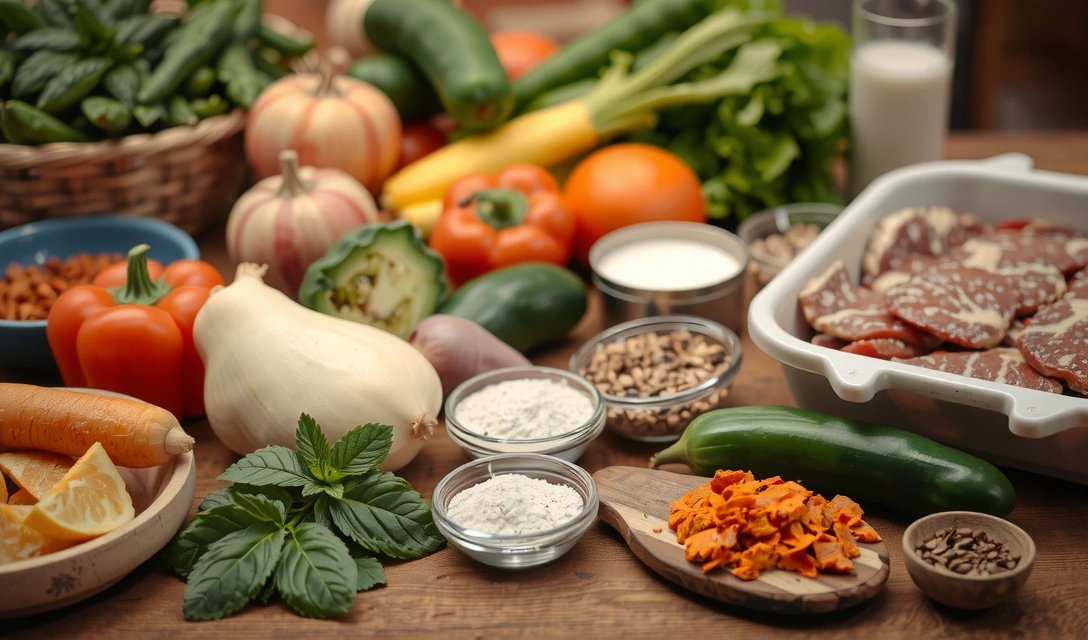 Ingrédients frais utilisés dans les produits Lyonchefcv