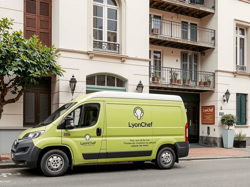Véhicule de livraison écologique de Lyonchefcv
